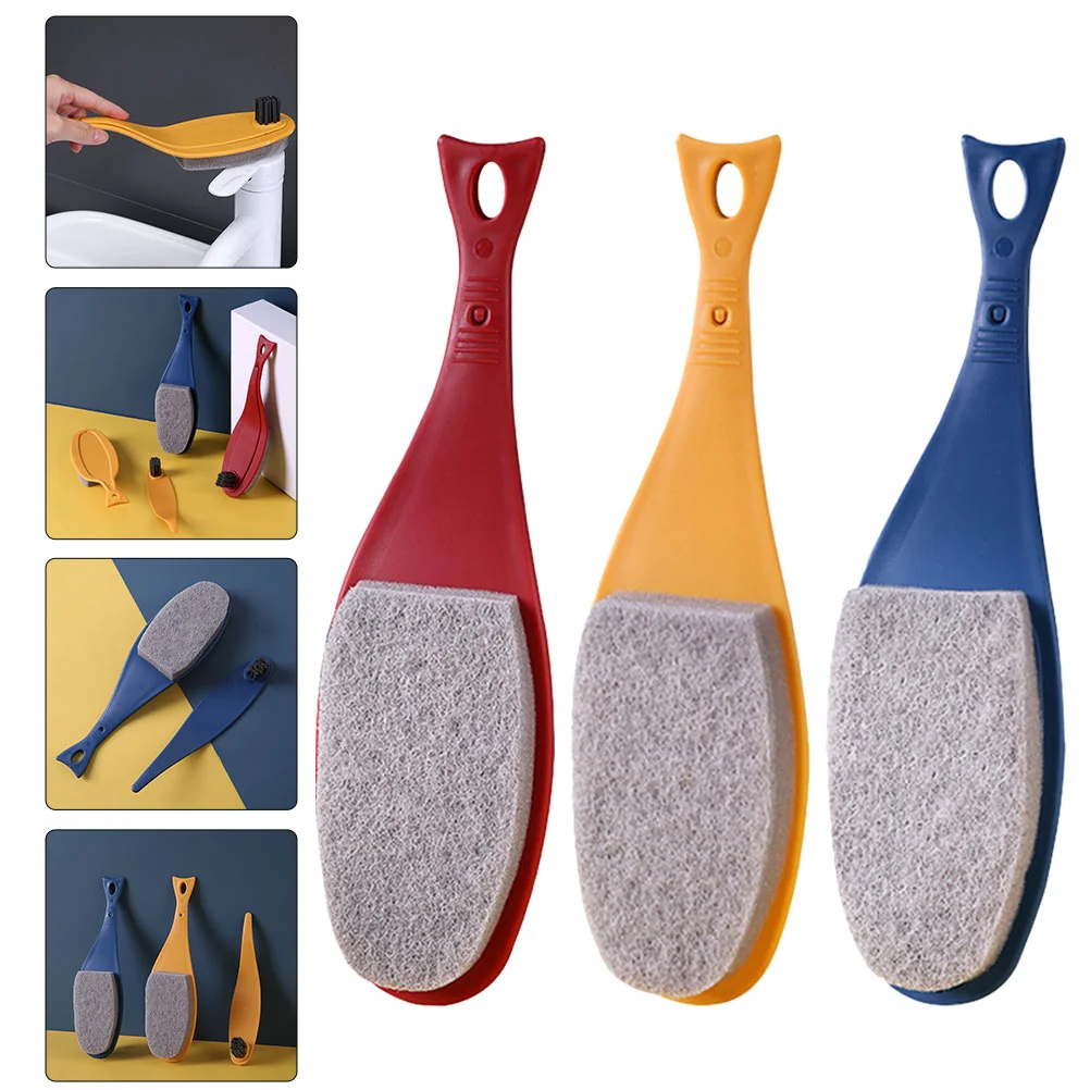 

3Pcs Cleaning Brushes Detachable Clean Brushes Kitchen Crevice Brushes Bathroom Clean Brush