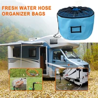 cable rv sewer hoses storage bag caravan waterproof cord cable holder water pipe equipment organizer outdoor garden parts