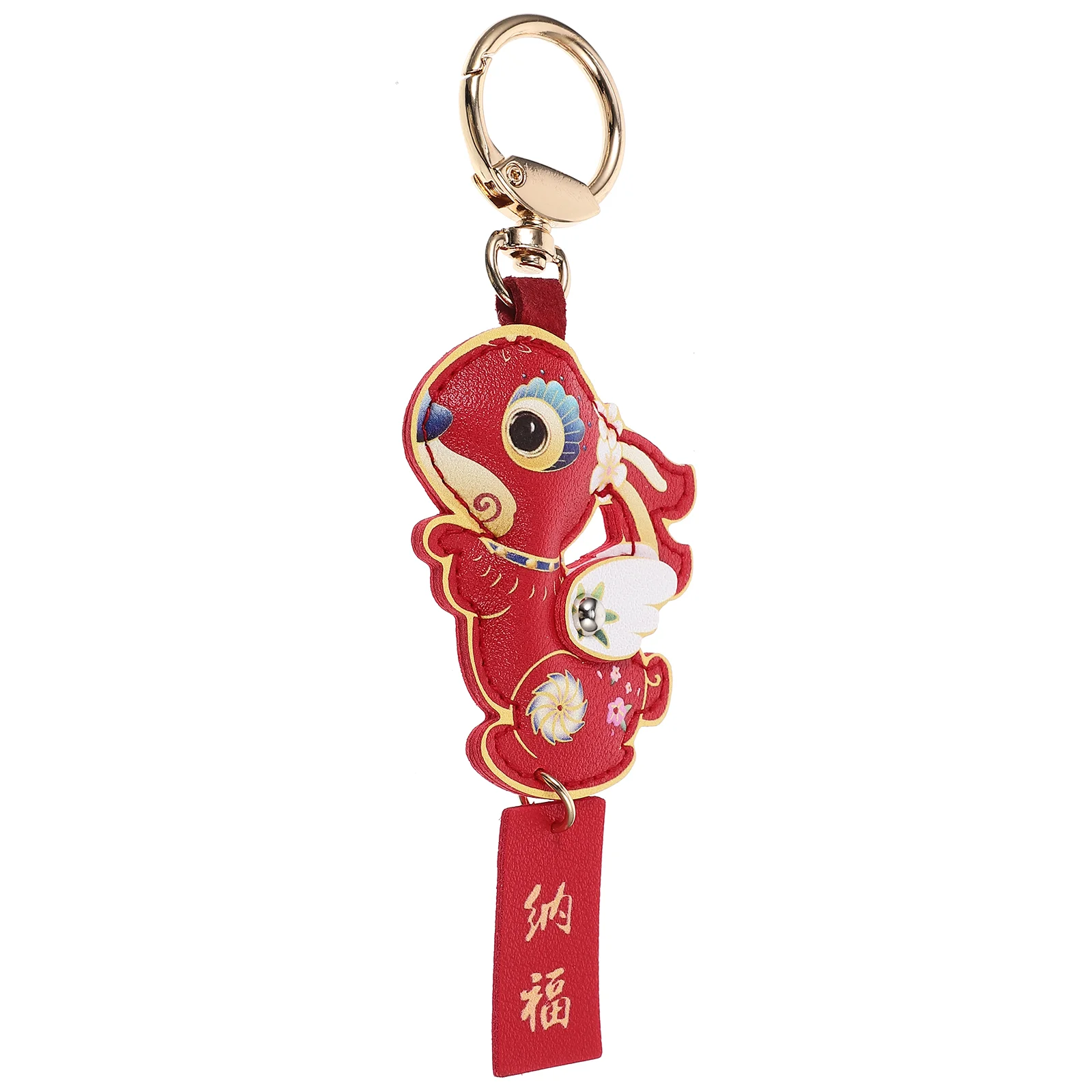 

Rabbit Bunny Year Keychain Chinese Key Ring New Ornament Keychains Hanging Animal Pendant Cartoon Souvenir Pendants Theluckgood