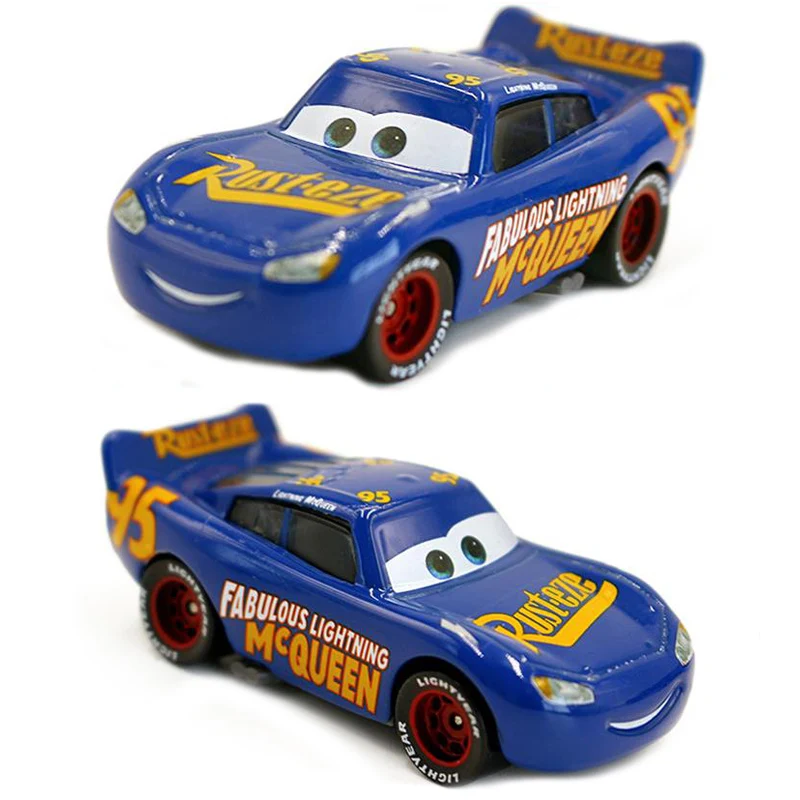 

Cars Disney Pixar 95-3rd Generation Blue Metal Model Toy Lightning McQueen Jackson Storm Mack Uncle Preferred Christmas Boy Gift