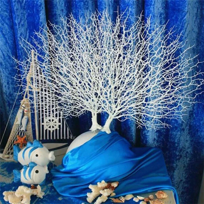 

Peacock Coral Branch Artificial Plants for Wedding Party Supplies Home Decorative Fake Flowers Artificial Plant