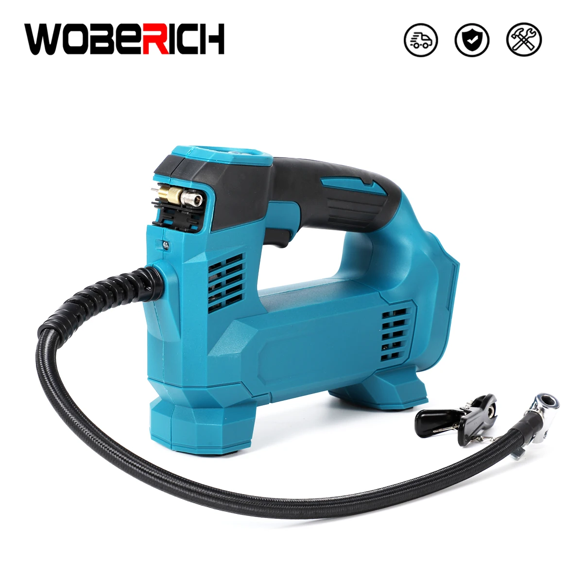 Cordless Electric Air Pump For Car Bicycle Tires Balls Portable Car Tire Inflator Air Compressor(No battery) For Makita