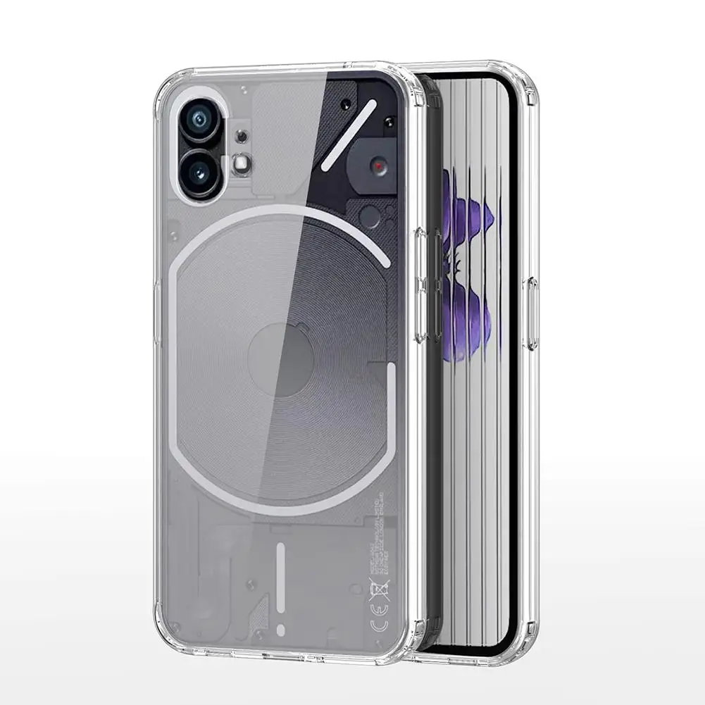 

Air-bag Case Shockproof Mobile Phone Case Transparent Clear Antiknock Soft Crystal TPU Shell For Nothing Phone 1