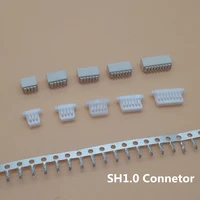 20 set sh1 0 connetor 1 0mm pitch horizontal type 2345678910p pin header housing terminal