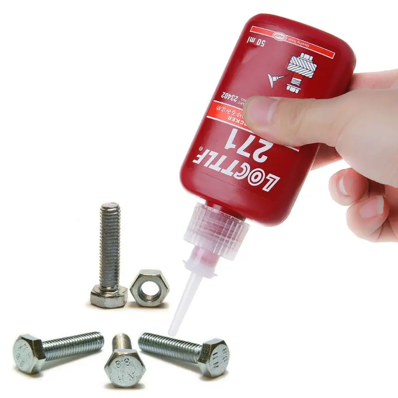 

271 Thread Locker Adhesive Sealant Glue Locktite Prevent Oxidation Screw Use 50ML