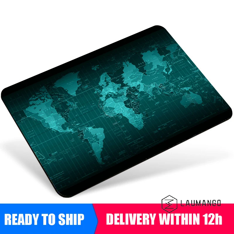 World Map Mouse Pad Gamer Gaming Pc Accessories Deskmat Table Mat Office Carpet Mausepad Keyboard Mousepad Desk Small Rug |