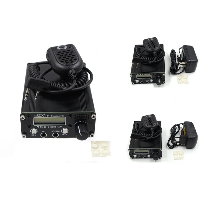 Модернизированный 3-5 Вт USDX+ SDR все режимы 8-диапазонный ВЧ-радио QRP CW-трансивер 80 м/60