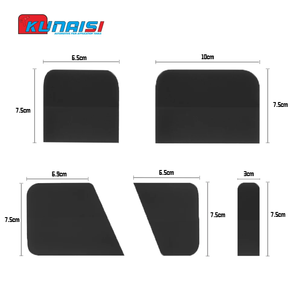 

Скребок для фотопленки KUNAISI, 5 шт., инструмент для нанесения автомобильной пленки