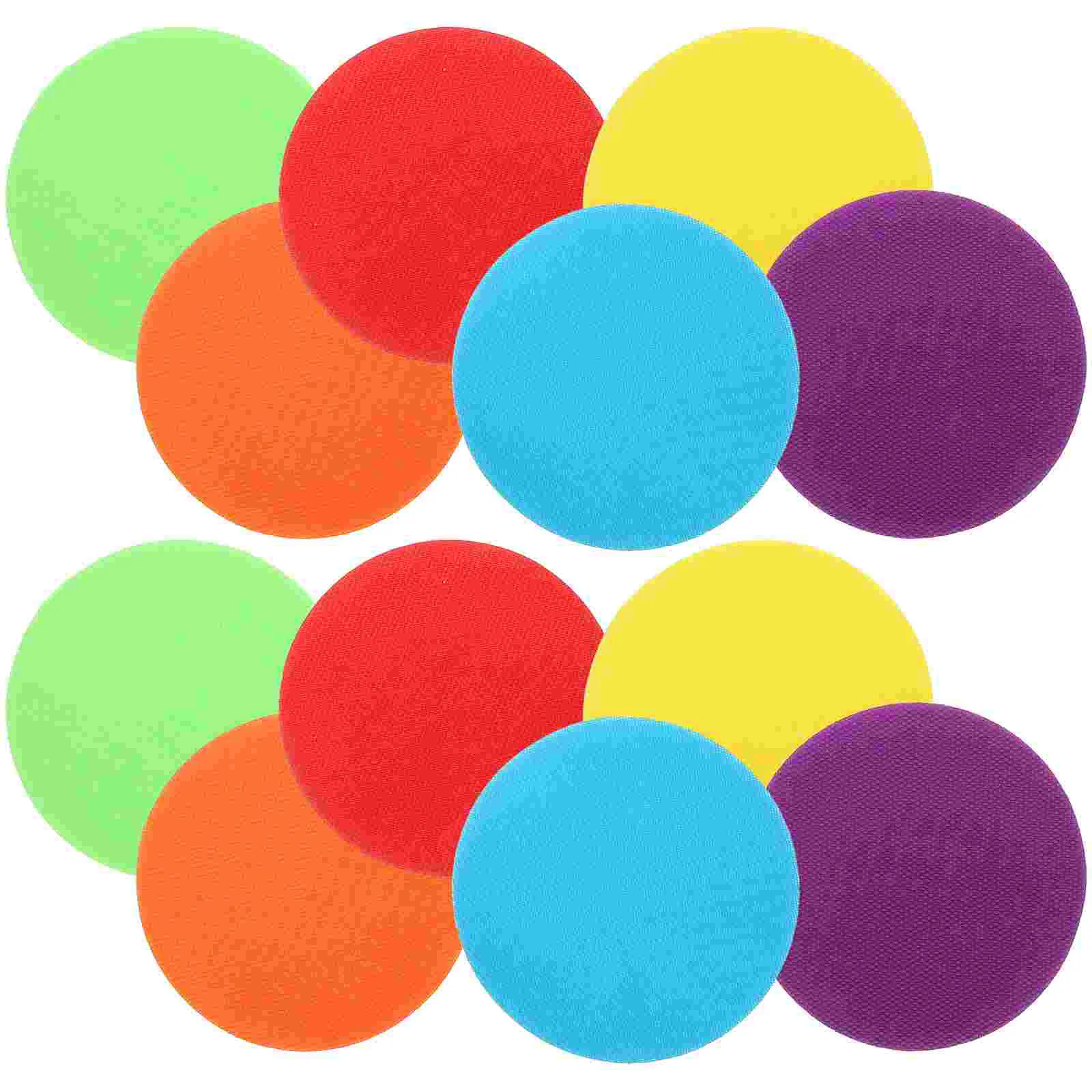 

30 шт. 10 см ковровые маркеры, классные красочные круглые детские игровые тренировочные принадлежности для детского сада