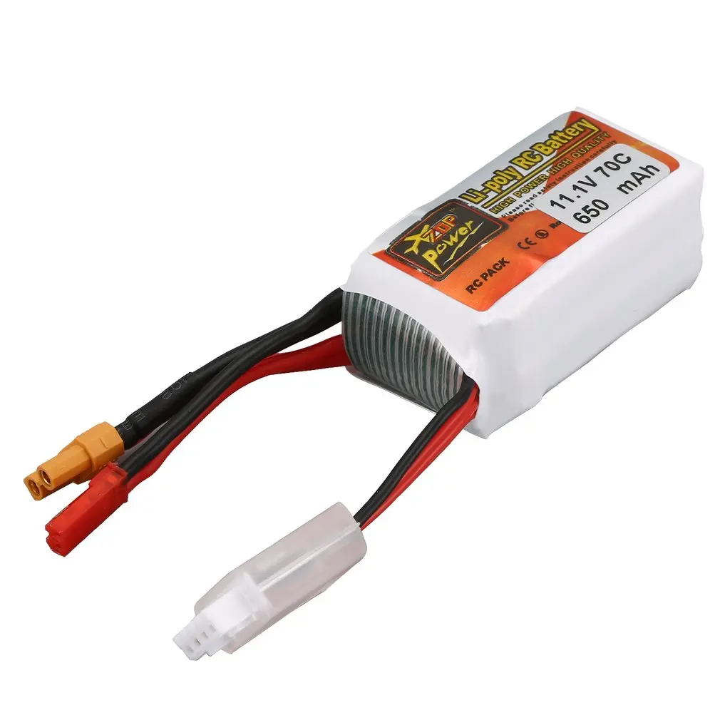 

ZOP Power 650MAH 11.1V/14.8V 70C 3S/4S XT30 Plug Lipo Battery Rechargeable Battery for RC Racing RC Drone Helicopter RC Car Boat