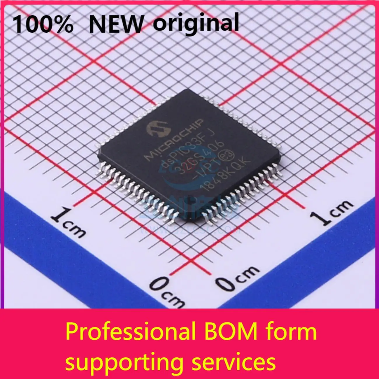 

DSPIC33FJ32GS406-I/PT DSPIC33FJ32GS406-INew Оригинальный оригинальный чип IC 100% оригинал