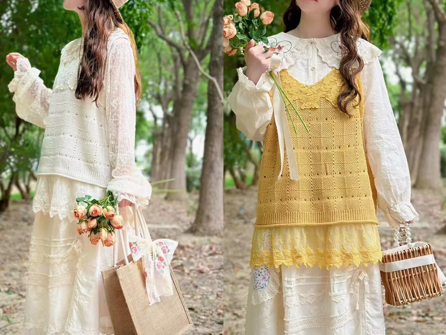 Осенний новый милый кружевной свитер жилет Женские однотонные трикотажные топы