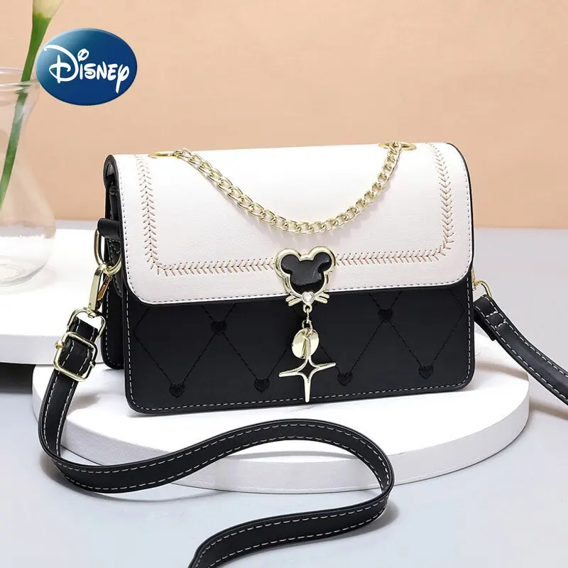 

Disney Mickey's New Women's Bag Luxury Brand Women's One-shoulder Messenger Bag Large Capacity Cartoon Fashion Messenger Bag