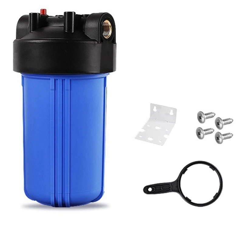 

1Set Whole House Water Filter Housing Pre-Filtration System Pressure Release For Water 1Inch NPT Port