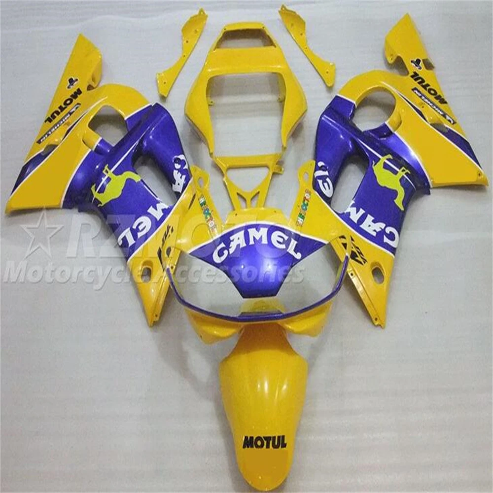 

New ABS Motorcycle Fairings Kit Fit For YAMAHA YZF- R6 1998 1999 2000 2001 2002 98 99 00 01 02 Bodywork Set Blue Yellow