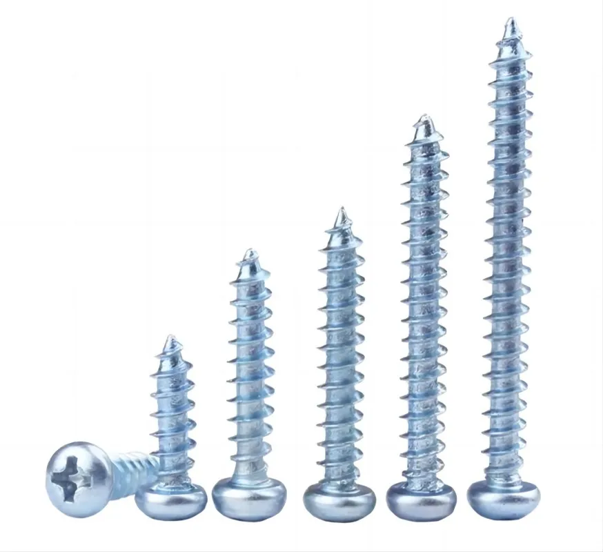 Винты с круглой головкой M3.5 M4 твердым синим цинковым покрытием высокопрочные