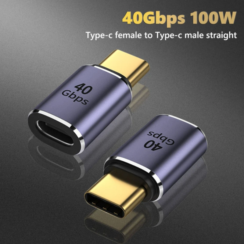 

2022NEW C to Type C Adapter 100W Fast Charging 40Gbps High-speed Transmission 8K@120HZ USB C Converter for Phone Laptop Tablet