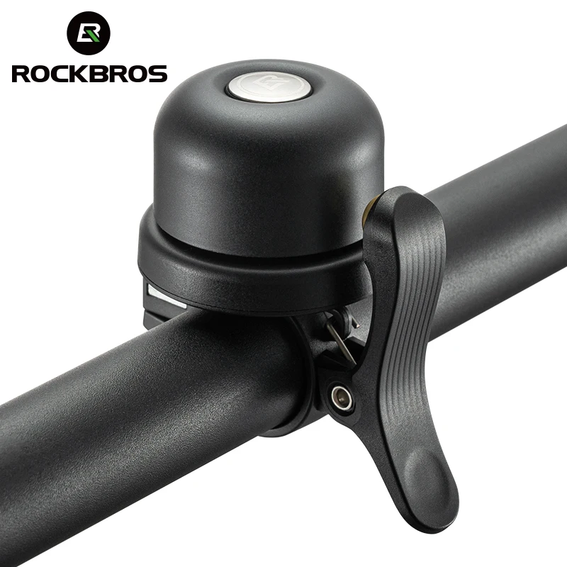 

ROCKBROS Cycling Handlebar Bell Classical Stainless Bike Bell Loud Horn Portable Alarm Safety Bik Bell Bicycle Accessories