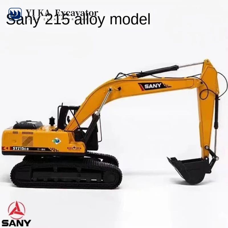 

Для Sany SY215C-9, модель гидравлического экскаватора 1:35, коллекция экскаваторов из сплава, украшение для мальчиков, подарки, детские игрушки