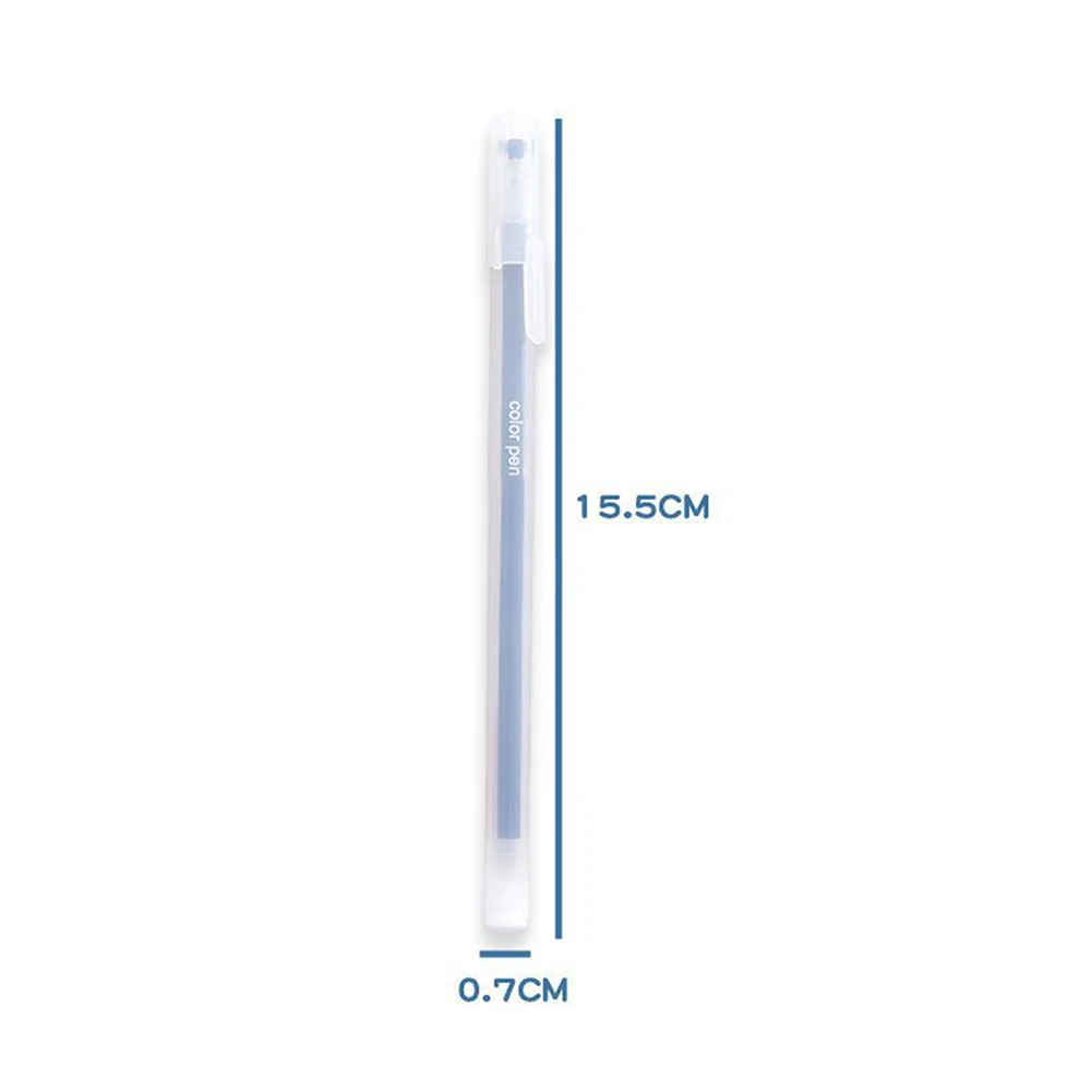 1/12 шт. Набор цветных ручек легкие одноцветные чернила канцелярские