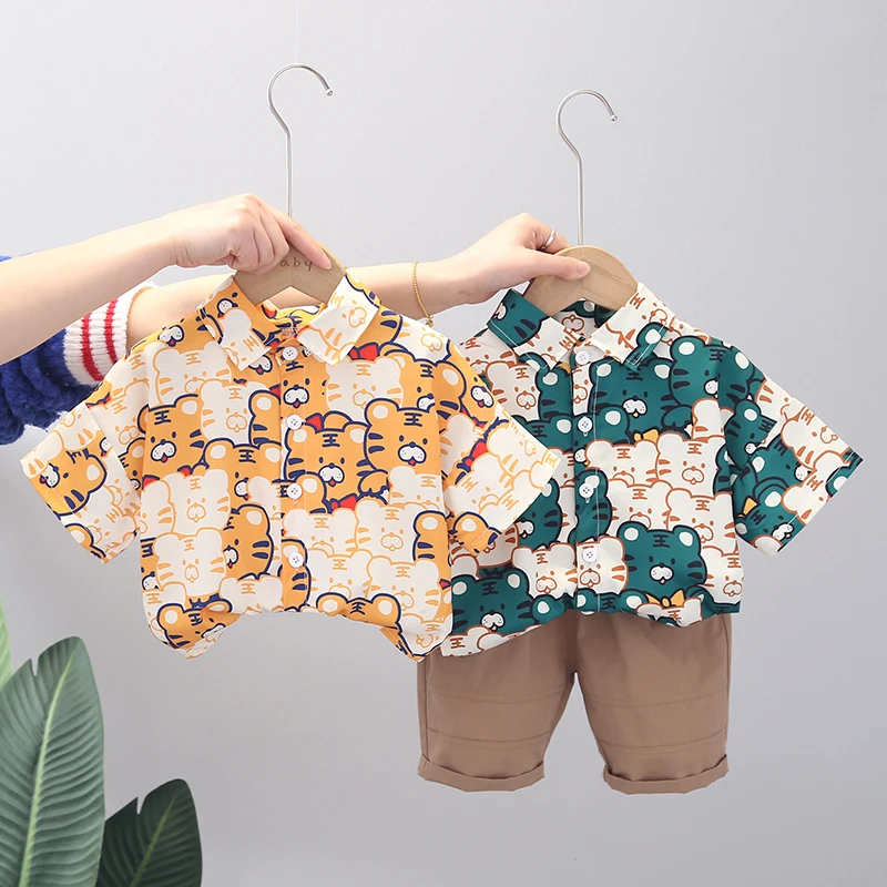 

Костюм детский летний из шортов и рубашки, 2 шт./компл.