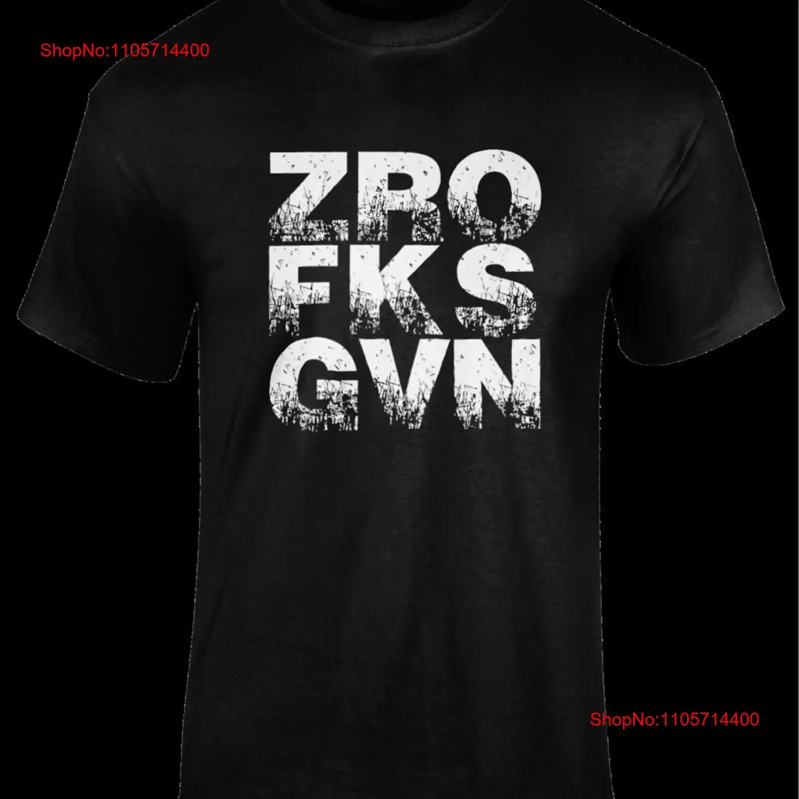 Фото Футболка ZRO FKS W B T SHIRT винтажная, с эффектом потертости, унисекс, с легким принтом, эластичная, универсальная, комфортная, мягкая, для повседневной носки №1