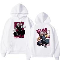 hot anime demon slayer uzui tengen hoodie men women japan streetwears pullovers unisex clothes harajuku sweatshirt hoodies tops