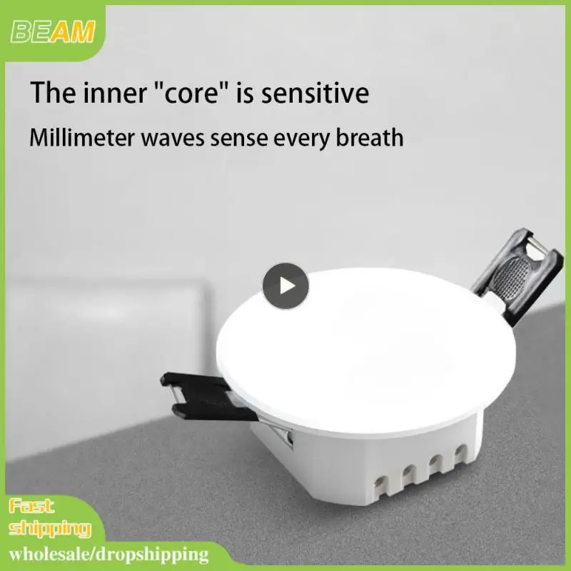 

1/2/3PCS Tuya Smart ZigBee/WiFi Human Presence Detector Detection Sensor Photometric 2 in 1 Function Smart Life Ceiling