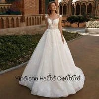 yipeisha empire ivory v neck strapless wedding dresses for ladies 2022 new a line sleeveless bridal gowns applique organza new