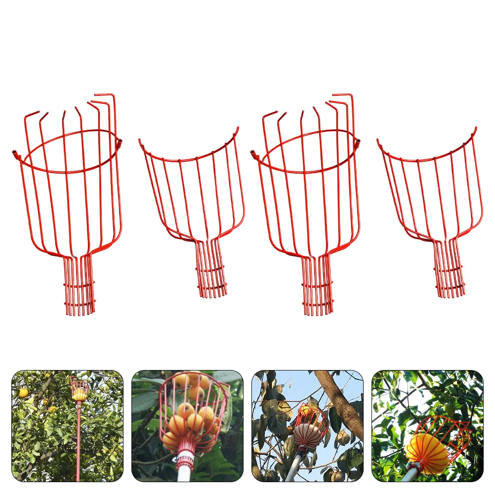 

2Pcs Fruit Picker Baskets Farm Fine Gardening Catcher Harvester Picking Basket Container