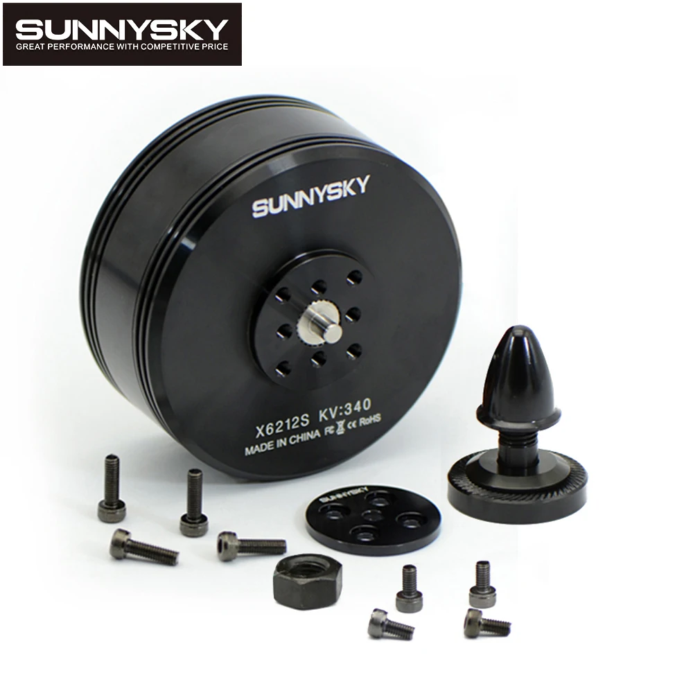 Sunnysky X6212S KV180 12S/ KV300 KV340 6S 4 мм вал Радиоуправляемый бесщеточный двигатель для радиоуправляемого мультикоптера UAV детали
