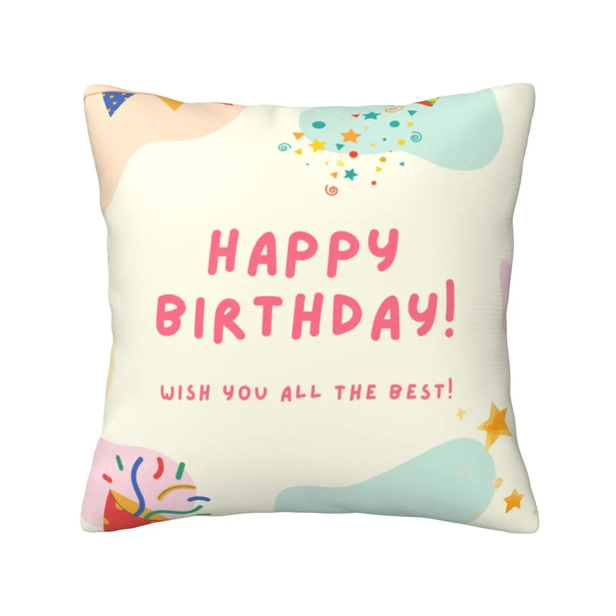 

С днем рождения, не деформированная, расслабляющая, приятная для кожи Автомобильная подушка, уютные предметы для украшения дома, детской комнаты