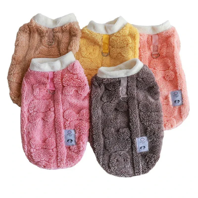 

Winter Warm Dog Vest Clothes Comfor Soft Plush Dogs Cat Sweater for Maltese Yorkies Clothing Poodle Chihuahua Apparel Puppy Coat