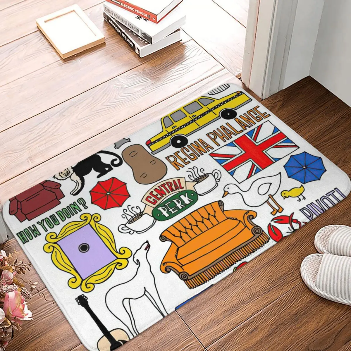 

Friends Tv Show Doormat Rug carpet Mat Footpad Bath mat Non-slip toilet Balcony Parlor durable Washable