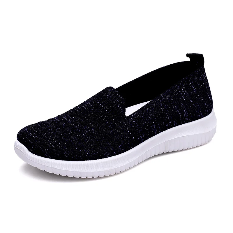 Simple Comfort Mom Mesh Flats Female Summer Footwear Desginer Wedges Driving Loafers Women Slip On Walking Shoes