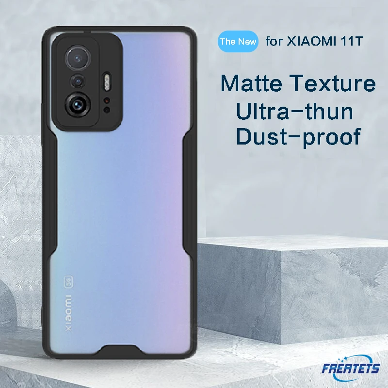 

For Xiaomi 11T Translucent Phone Case 0,2mm Ultra-Slim Matt Semi-Transparent Anti-Fingerprint Light-Weight