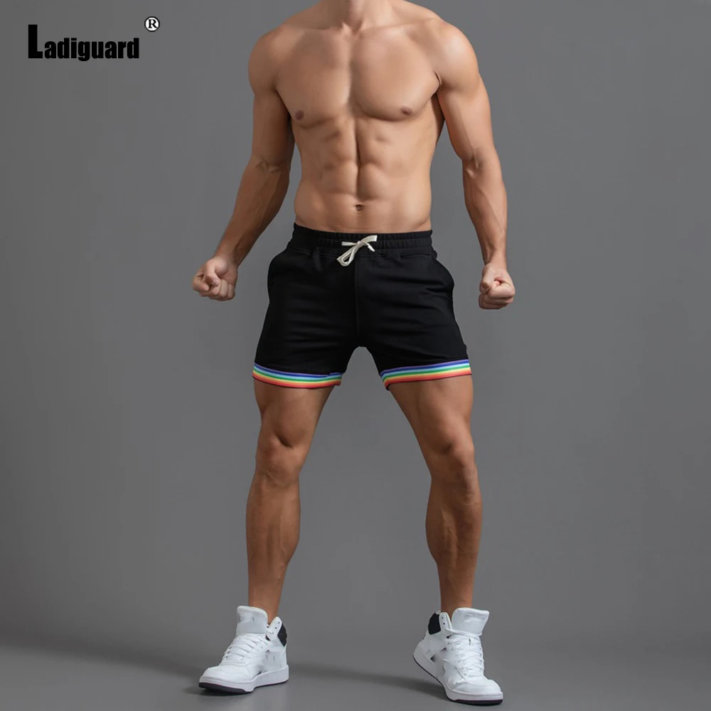 Plus Size 4xl Men Leisure Shorts New Drawstring Short Pants with Pockets Male Summer Casual Skinny Beachwear Mens Clothing 2021