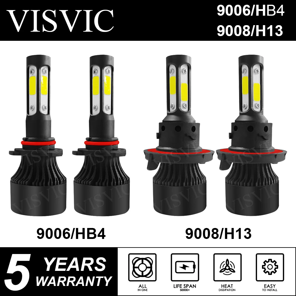 

LED Headlight High/Low Beam Fog Light Combo For 2005-2014 Ford F-150 F-250 F-350