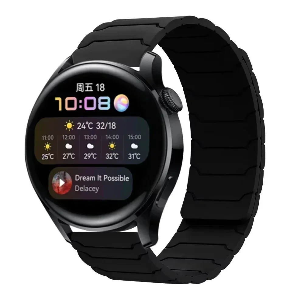 Фото Магнитный силиконовый ремешок для POLAR Vantage M2/V3, ремешки для браслета Polar Grit X Pro, 22 мм, ремешок для часов Vantage V 3/M/M2/M3 №5