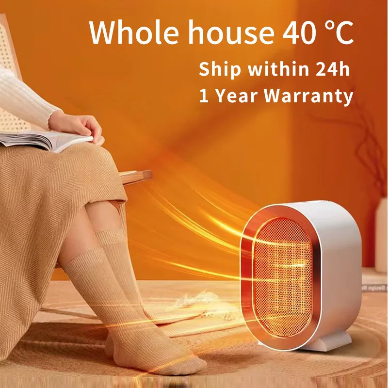 

1200W Fan Heater Mini Hot Air Blower Desktop Electric Heater PTC Ceramic Heating Warm Overheating Protection Home Warmer Machine