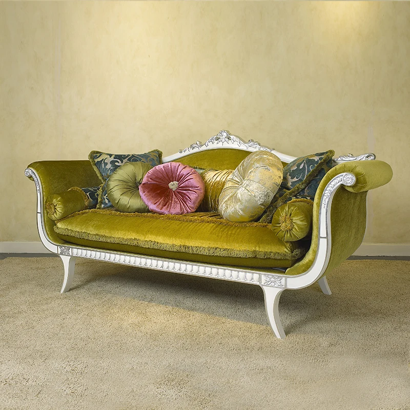 

European-style sofa French-style palace combination villa all solid wood high-end three-person fabric luxury neoclassical