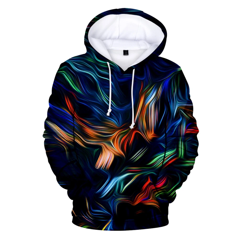 

Men/Women Colorful Tie Dye Hoodies Sweatshirt Casual Magic Swirl Pattern 3D Sweat Tops Crewneck Hoondie Autumn 100-4XL Oversized