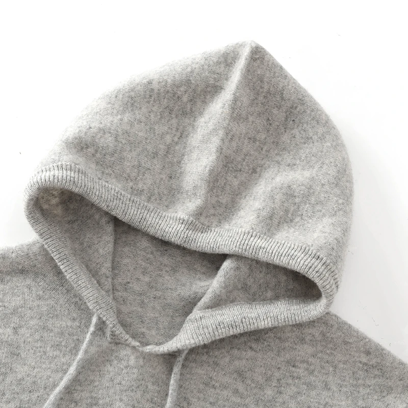 Мужской осенне-зимний свитер из 100% мериносовой шерсти вязаный пуловер с