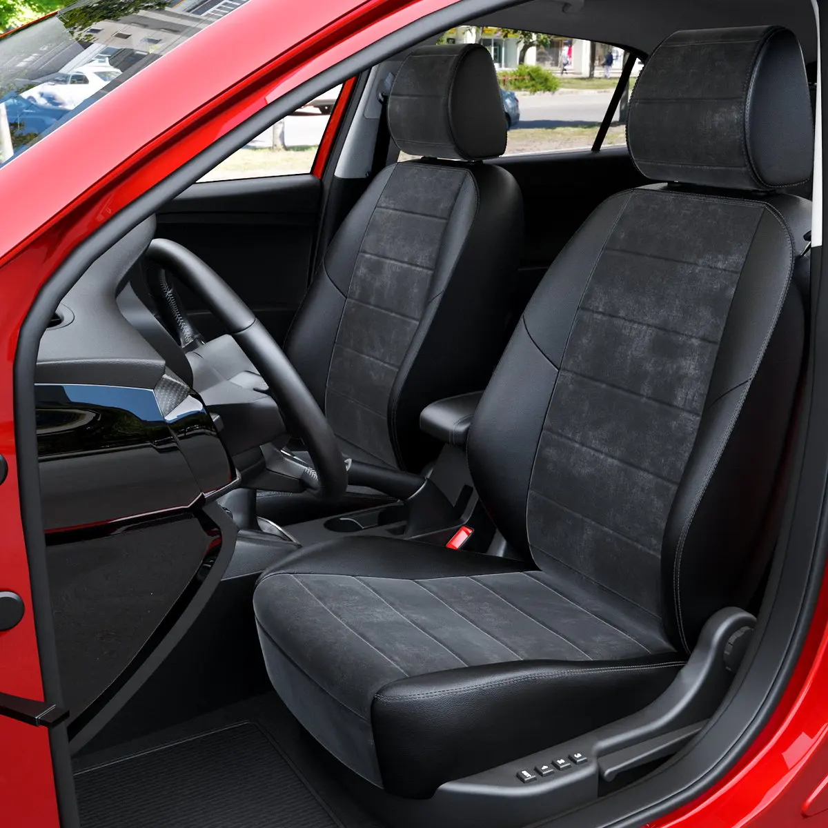 Чехлы на сиденья Тойота Рав 4 XA20 2 2000-2006 Велюр