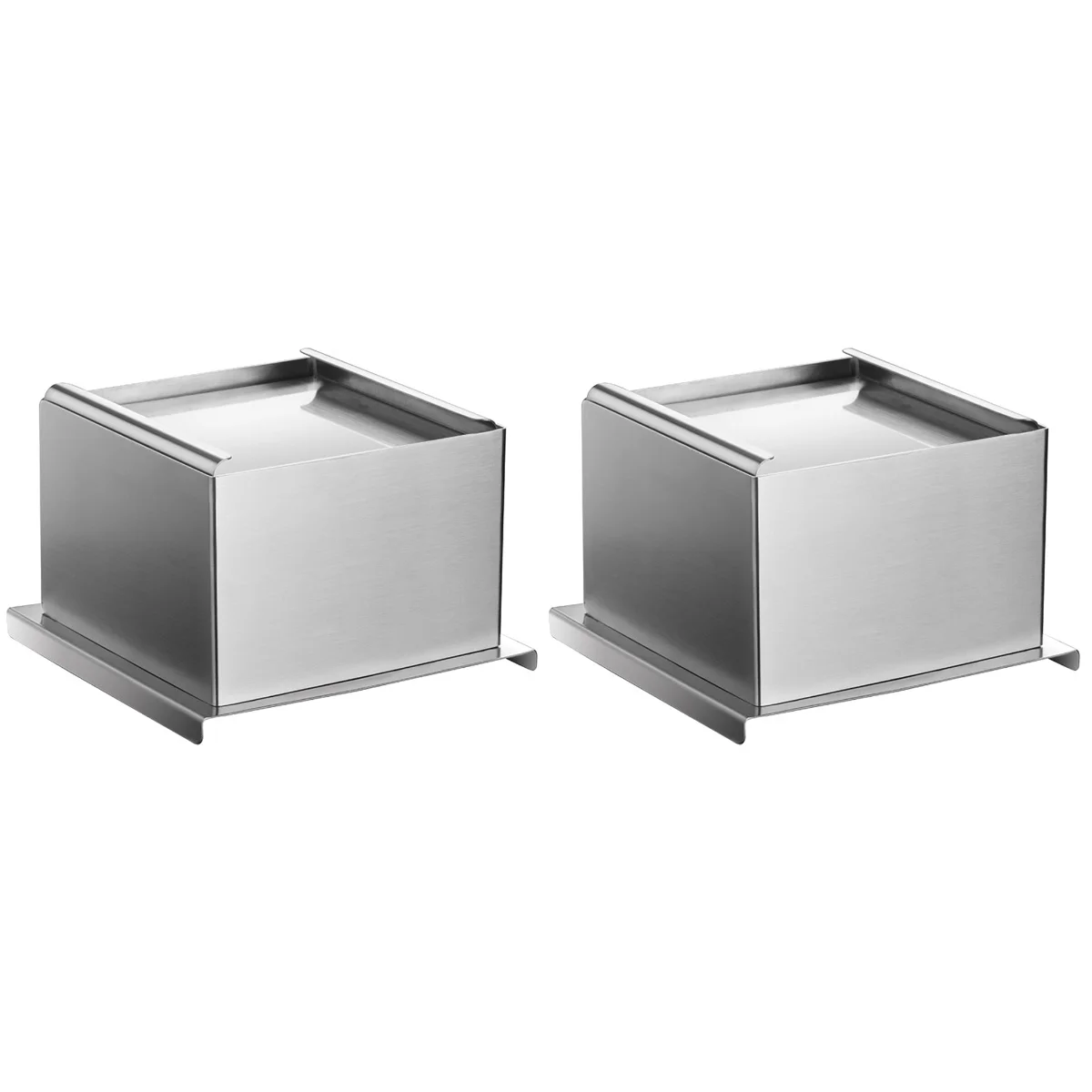 

2pcs Kitchen Tofu Bean Curd Presser Smooth Stainless Steel Bean Curd Practical Tofu Maker