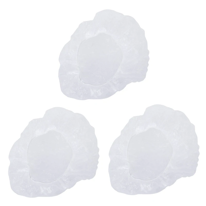 

300Pcs Disposable And Clear Hair Salon Spa Shower Caps.
