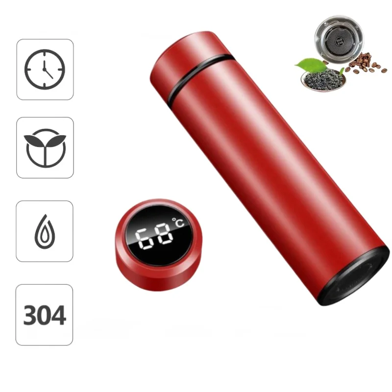 Термос Из Нержавеющей Стали С Умным Дисплеем 304 Прочная Изолированная Чашка Для