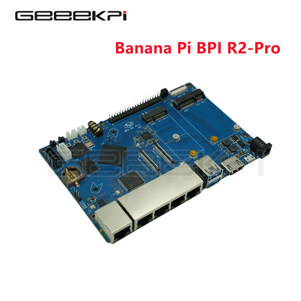 

Original Banana PI BPI R2 Pro Rockchip RK 3568 Quad-core ARM Cortex-A55 CPU Opensource Router Demo Board