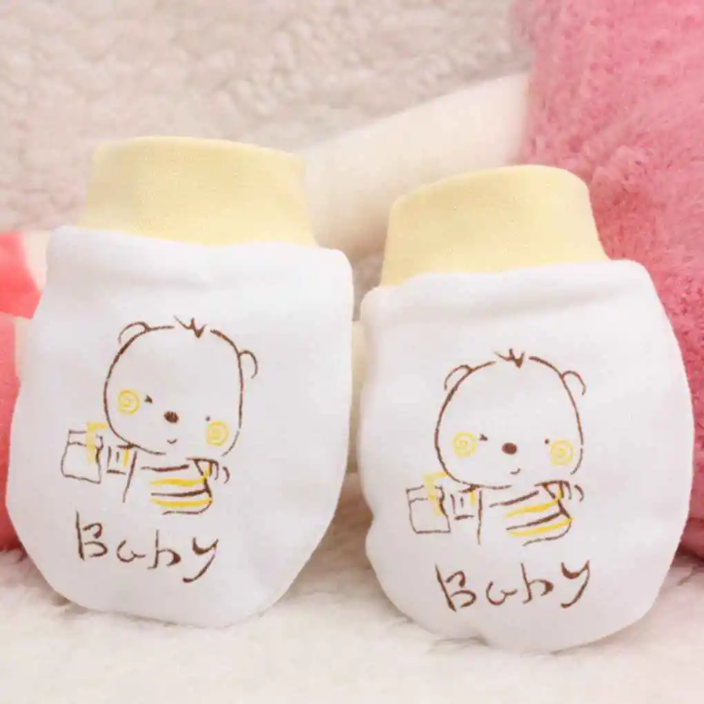 

Baby Newborn Anti Scratch Mittens Breathable Gloves Unisex Warm Cotton Gloves