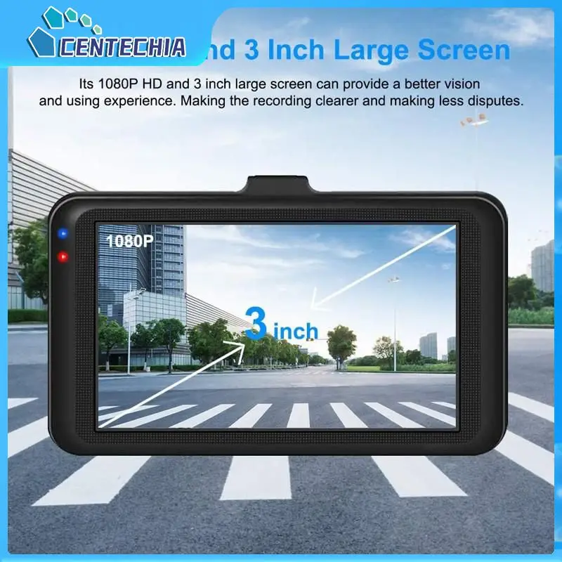 

Video Recorder Universal 3 Inch Car Dvr Full Hd 1080p Dashcam Mirror Driving Recorder Car Accessories Dash Cam Large Screen